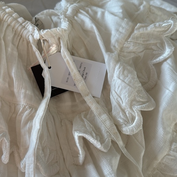 Innika Choo White Iva Biigdress Dress NWT size free size one fits all - Picture 9 of 9